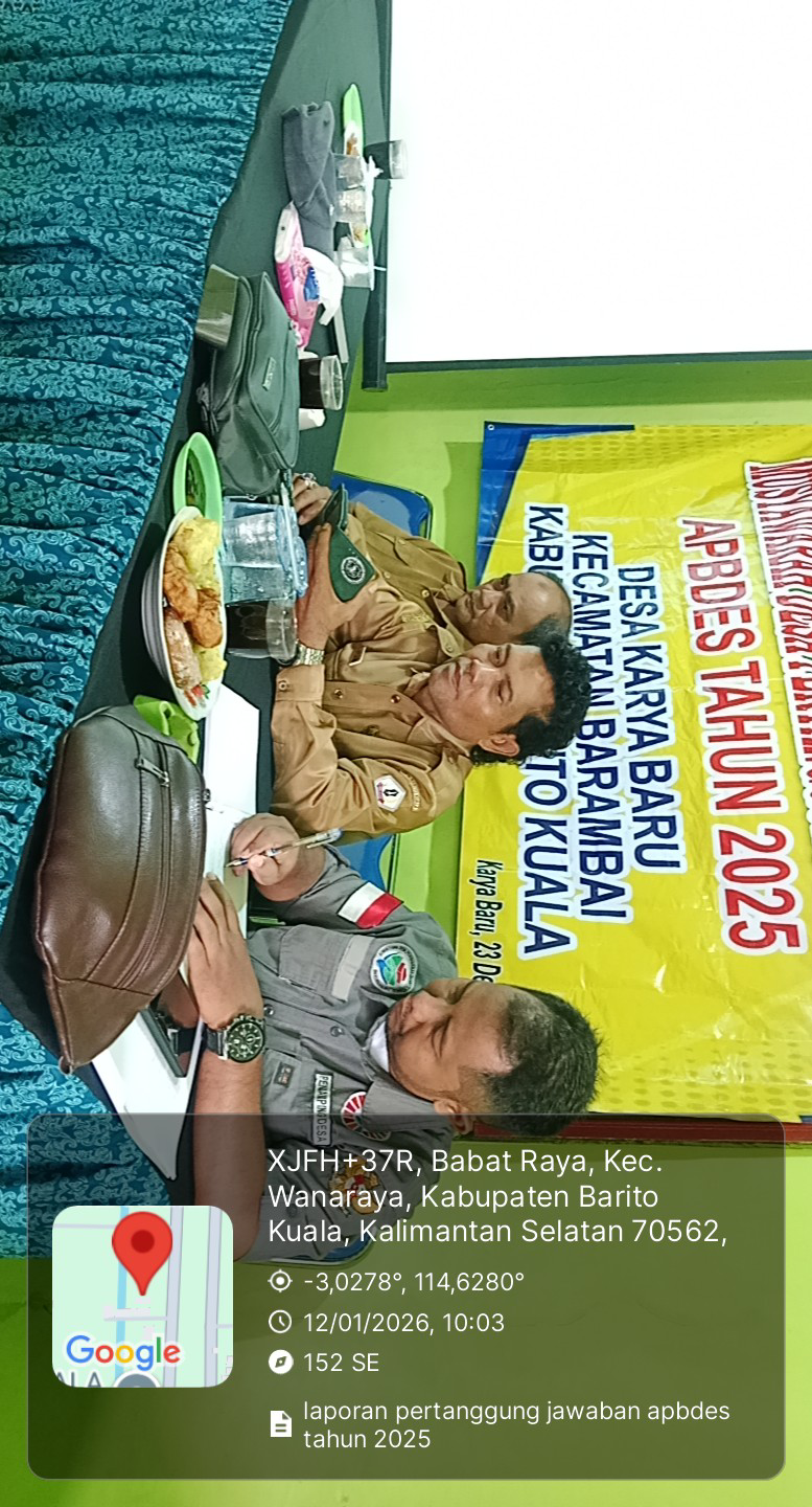 MUSDESPERTANGGUNG JAWABAN APBdes th 2025